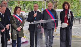 Հայոց ցեղասպանության 110-րդ տարելիցին նվիրված ոգեկոչման պաշտոնական արարողություն Փարիզի 9-րդ շրջանում