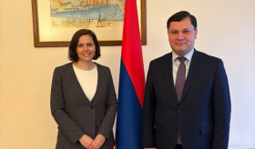 Դեսպան Խաչատրյանն ընդունել է Հարավային Կովկասում Զարգացման ֆրանսիական գործակալության (ԶՖԳ) գրասենյակի ղեկավար Ֆանի Դելպիին