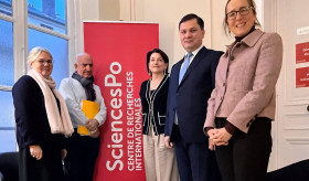 Դեսպան Խաչատրյանի հանդիպումը Sciences Po CERI տնօրենի հետ