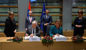 L’Arménie et L’Union européenne ont signé un Accord de partenariat élargi et renforcé