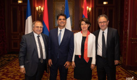 Ֆրանսիայում ՀՀ դեսպանությունը կազմակերպել էր հանդիսավոր ընդունելություն՝ նվիրված Հայաստանի Հանրապետության անկախության 28-րդ տարեդարձին