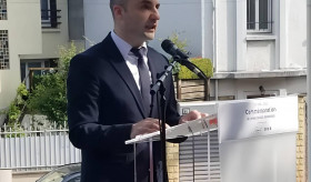 Հայոց ցեղասպանության 110-րդ տարելիցին նվիրված ոգեկոչման պաշտոնական արարողություն՝ Ֆրանսիայի Կլամար քաղաքում