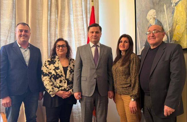 Դեսպան Խաչատրյանն ընդունել է Սոցիալ-դեմոկրատ Հնչակյան կուսակցության Ֆրանսիայի վարիչ մարմնի ներկայացուցիչներին