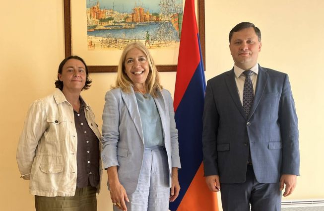 Դեսպան Խաչատրյանի հանդիպումը France M&eacute;dias Monde մեդիախմբի նախագահ-գլխավոր տնօրենի հետ